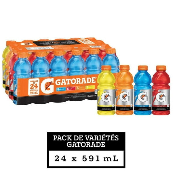 Gatorade Perform 4 Flavour Clubpack (24 x 591 ml)