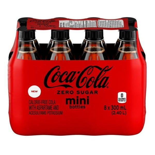 Coca Cola Zero Sugar - Mini Bottles (24 x 300 mL)