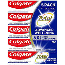 Colgate Total Whitening Toothpaste (Pack of 5)