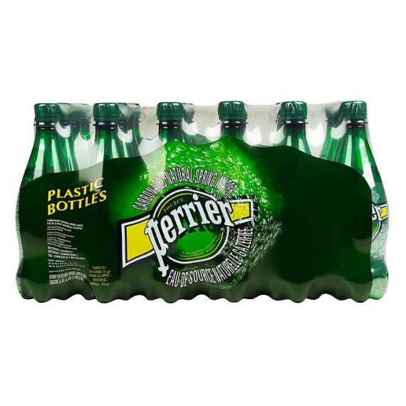 Perrier Carbonated Natural Spring Water (24 × 500 mL)