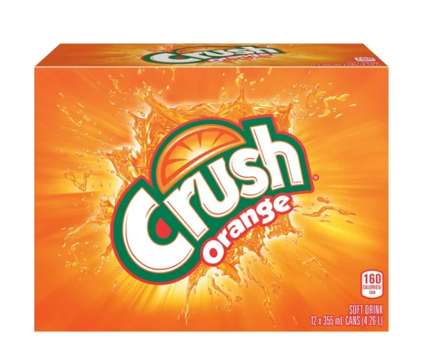 Crush Orange Soda (12 x 355 mL)