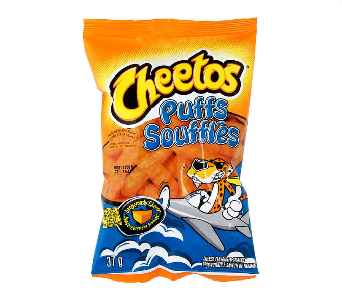 Cheetos Puffs Cheese Flavored Snacks (40 × 37 g)